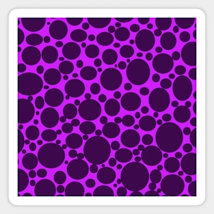 purple bubbles Magnet